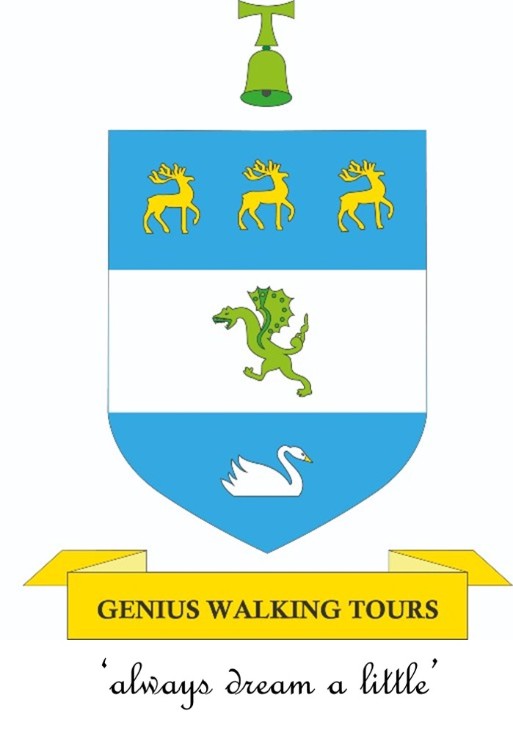 Geniuswalkingtours coat of arms